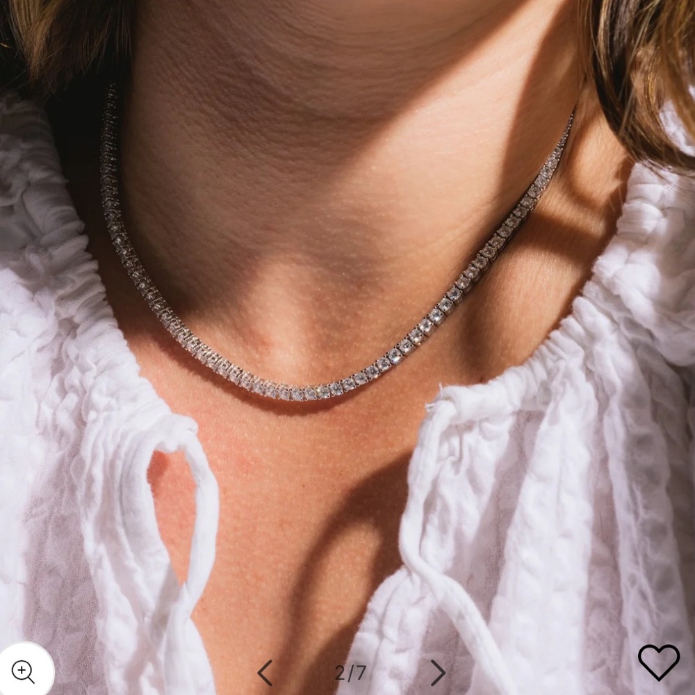 Local Eclectic Tennis Necklace